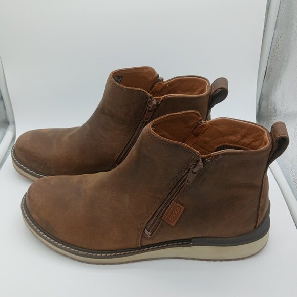 Like New Keen Women's Leather Ankle Boots (Size 11) - Picture 1 of 4